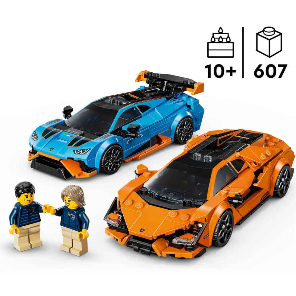 Lego Speed Champions Lamborghini Revuelto en Huracán STO 77238, foto 6