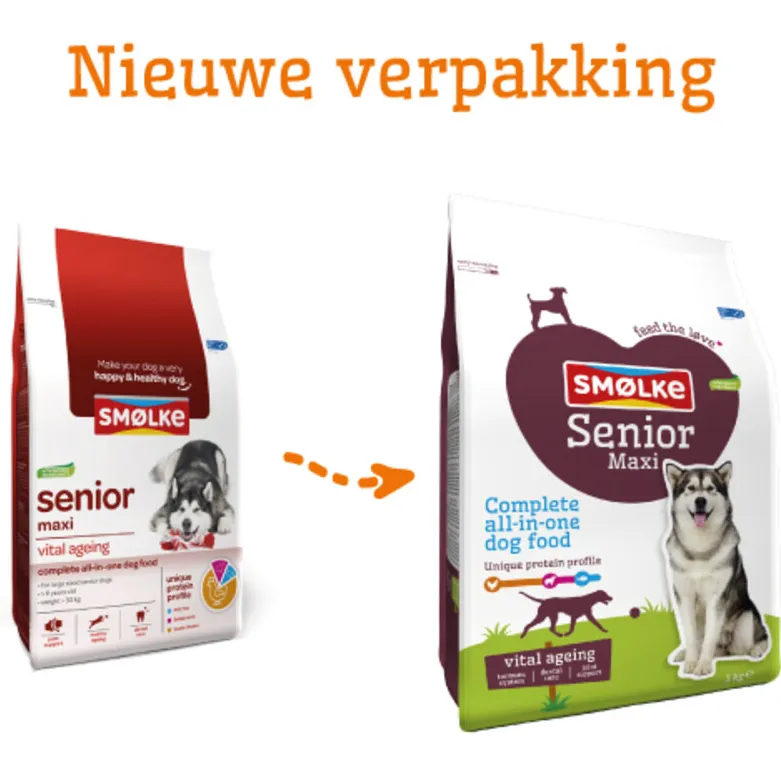Smolke Senior Maxi hondenvoer, foto 2