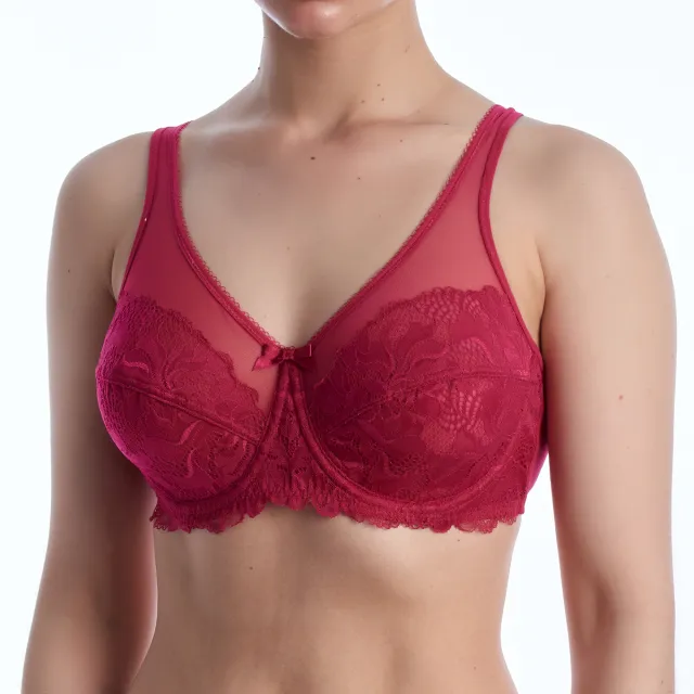 Dim D08H4 voorgevormde bh rood