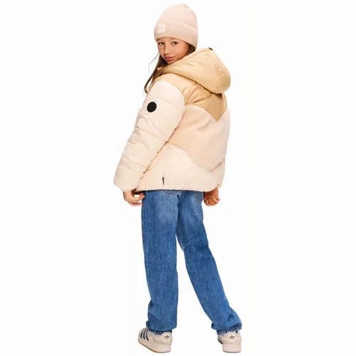 Retour Jeans gewatteerde teddy winterjas beige, foto 4