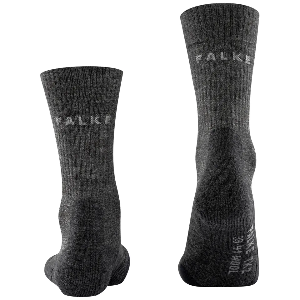 Falke TK2 Wool wandelsok antraciet, foto 2