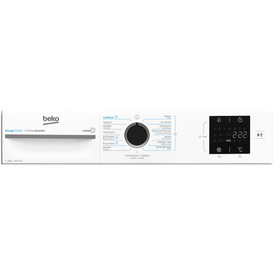 Beko BM3WFT31041W wasmachine wit, foto 3