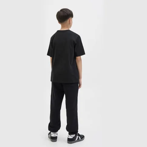 Jack & Jones junior T-shirt zwart met tekst, foto 3