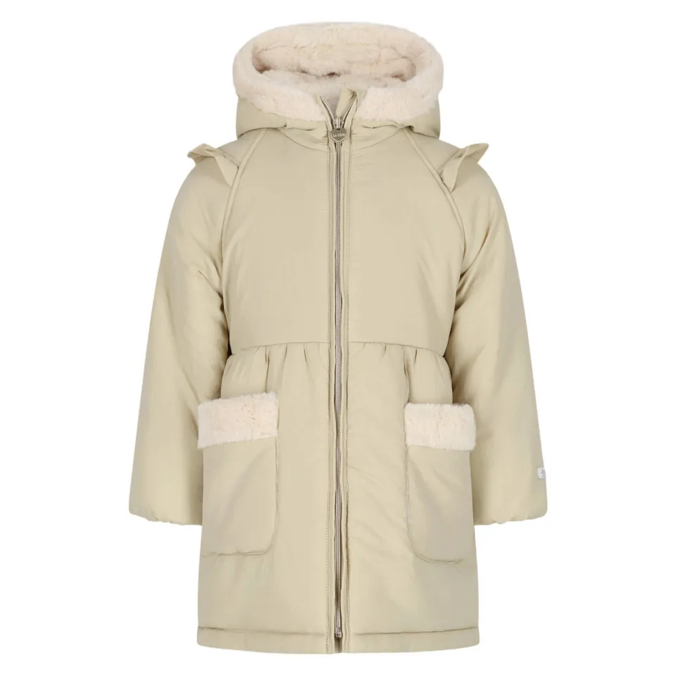 Le Chic gewatteerde winterjas beige, foto 2