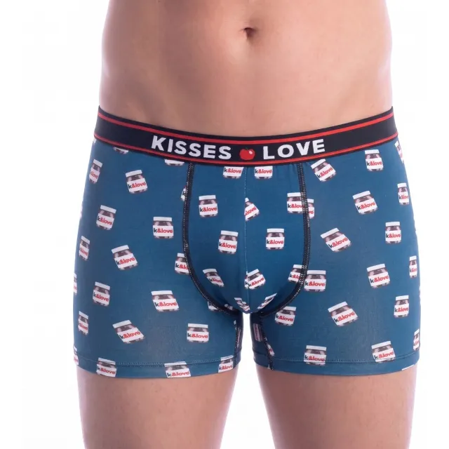 Kisses&Love Boxers Kisses And Love KLB5 Blauw