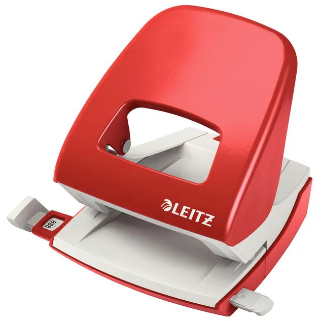 Leitz Perforator leitz 5008 nexxt metaal 30 vel rood