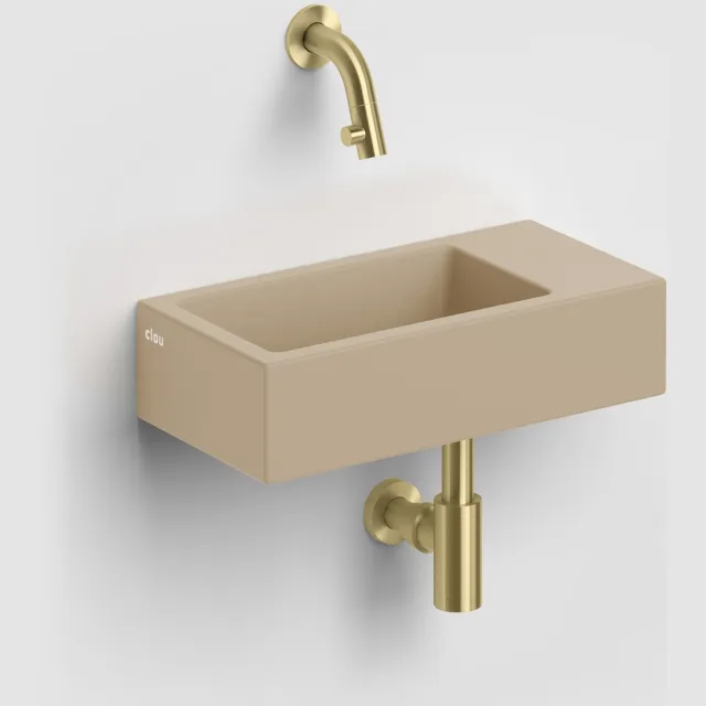 Clou Fontein Clou Flush 36Cm Keramiek Mosterd Rechts