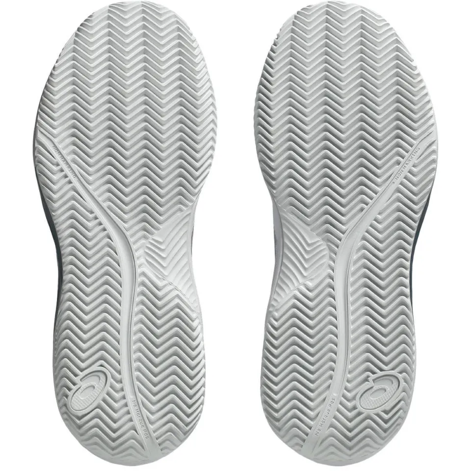 Asics Gel-Dedicate 9 Clay tennisschoenen - wit/zilver, foto 4