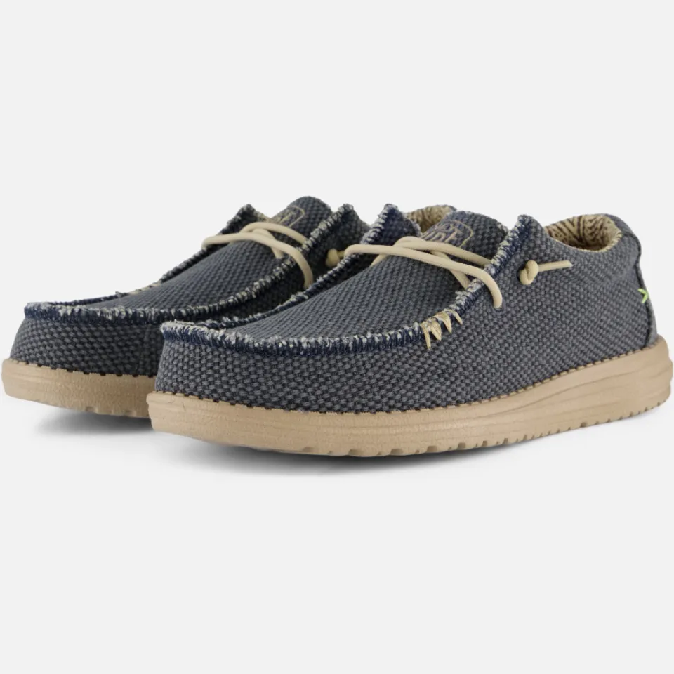 HeyDude Hey Dude Wally Braided instappers blauw, foto 3