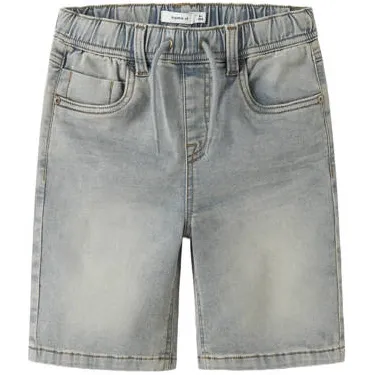NAME IT regular jeansshort light blue denim, foto 3