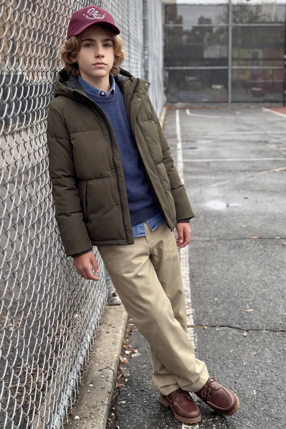 Jack & Jones JUNIOR gebreide trui met wol - donkerblauw, foto 4