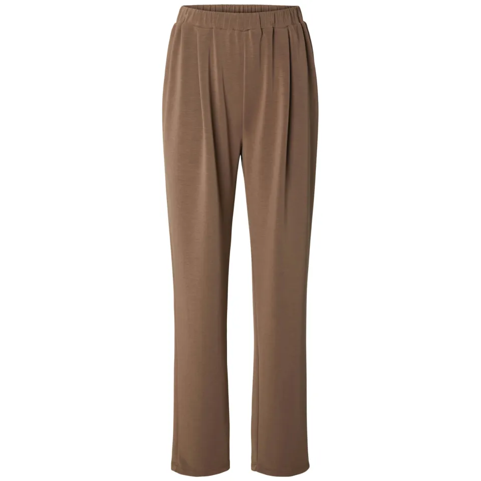 SELECTED WOMEN wide leg casual broek - bruin, foto 2
