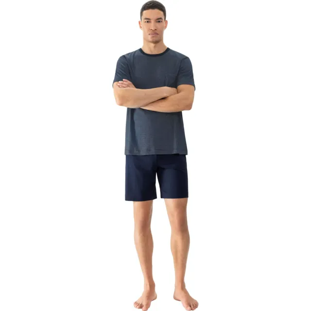 Mey pyjama yacht blue geringd