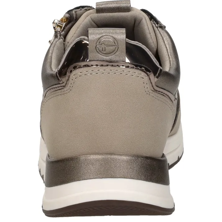 Tamaris lage sneakers taupe, foto 4