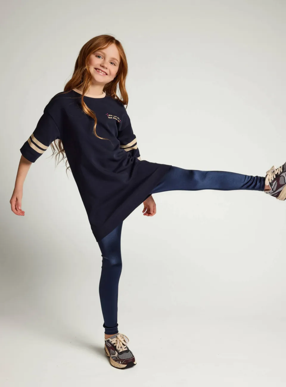 LOOXS little skinny legging donkerblauw, foto 4