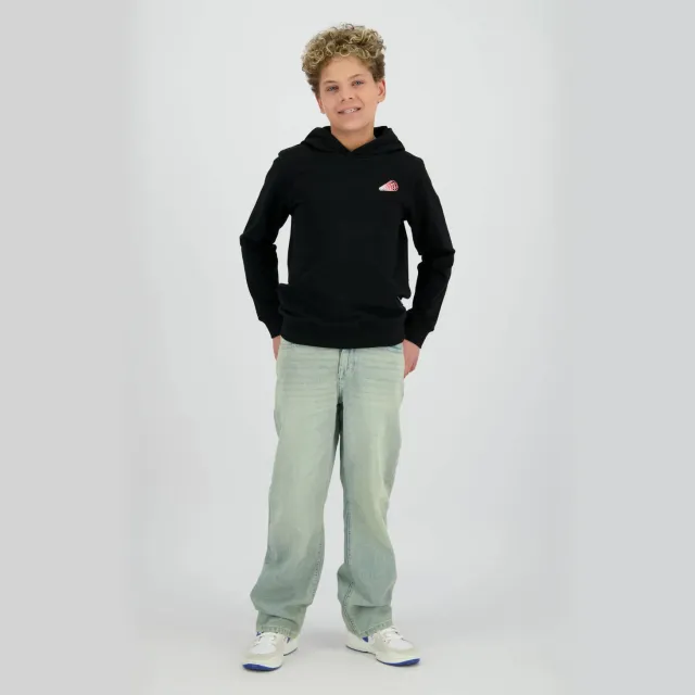Raizzed hoodie met backprint zwart