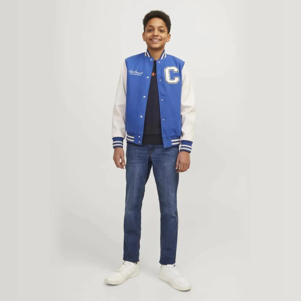 Jack & Jones JUNIOR slim fit jeans JJIGLENN stonewashed