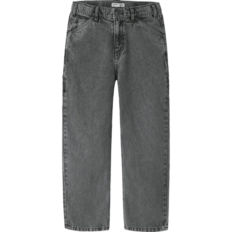 NAME IT KIDS straight fit jeans medium grey denim, foto 2