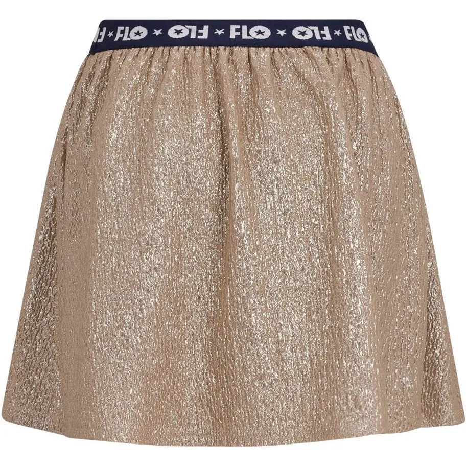 Like Flo korte A-lijn rok met glitters goud, foto 3