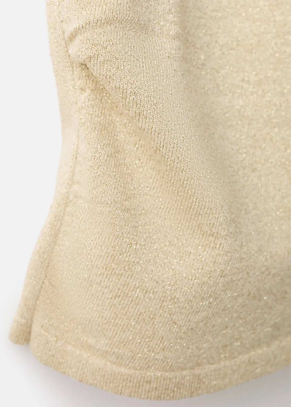 Mango TEEN gebreide overslagtop beige, foto 6