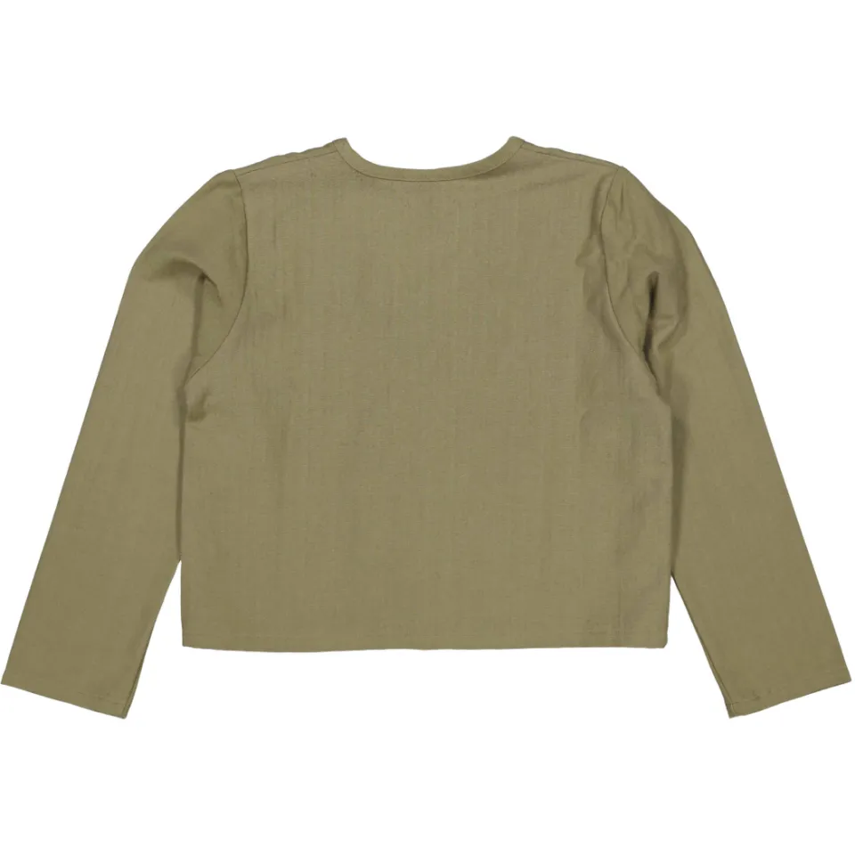 LEVV longsleeve groen met strikjes, foto 3