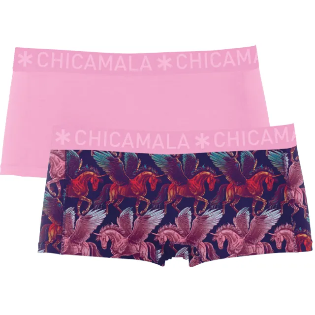 Muchachomalo Meisjes 2-pack Boxershorts Roze