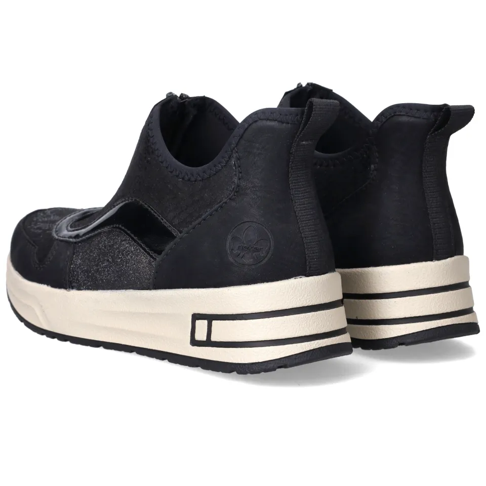 Rieker lage sneakers zwart, foto 3