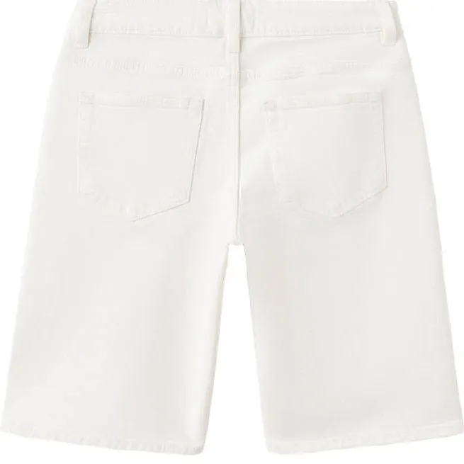Mango Kids jeansshort wit, foto 2