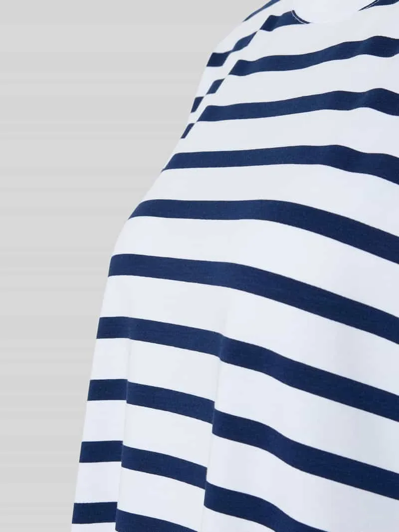 Mey Breezy Stripes nachthemd wit/donkerblauw, foto 6