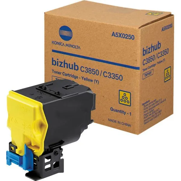 Konica-Minolta Konica Minolta A5X0250 (TNP-48Y) Toner Geel