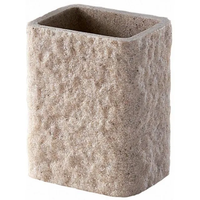 Tandenborstelhouder Sapho Aries Vrijstaand 11.8x9.4x6.6 cm Polyresin Beige