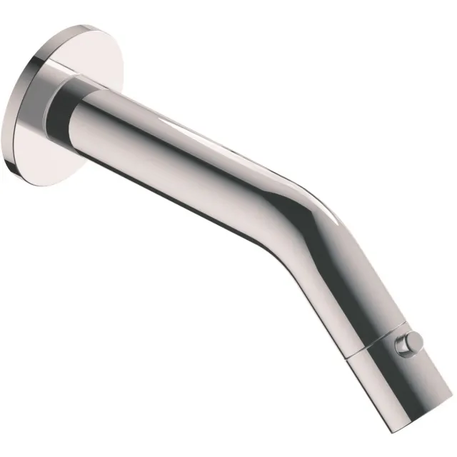 Wiesbaden Inbouw Toiletkraan Metro Muur Rond 22x8x5,5 cm Chroom (lengte uitloop: 14 cm)