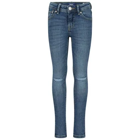 Jack & Jones super skinny jeans JJIDAN blue denim Blauw Jongens Stretchdenim