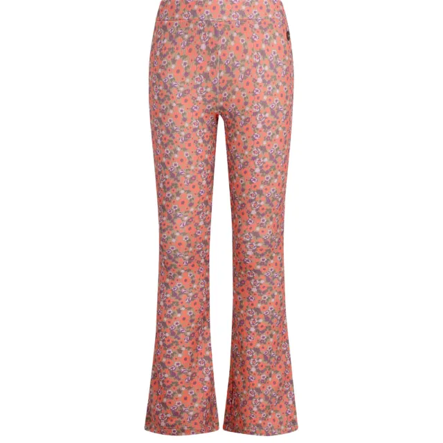 Like Flo gebloemde flared broek roze, foto 2