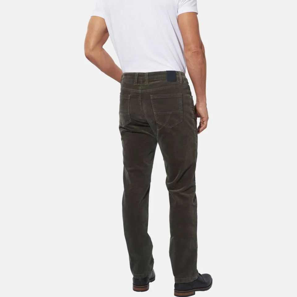 Babista Ermino corduroy broek olijf, foto 4