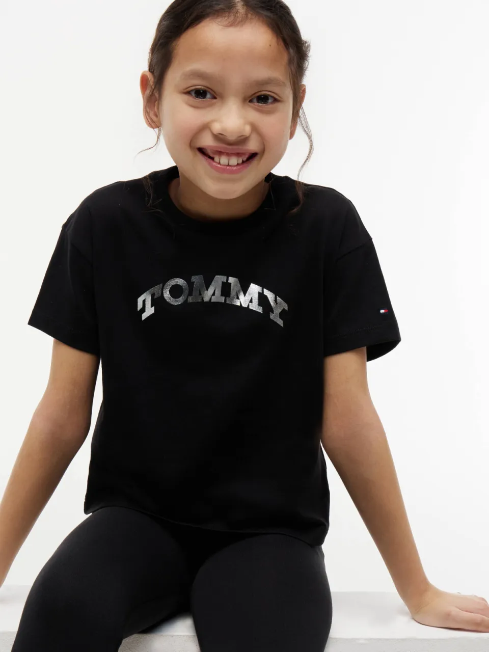 Tommy Hilfiger legging en T-shirt set met logo - zwart, foto 2