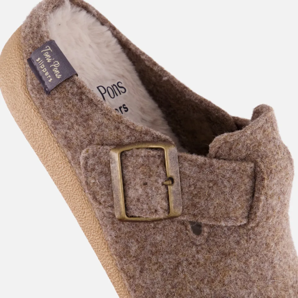 Toni Pons Mima pantoffels taupe, foto 6