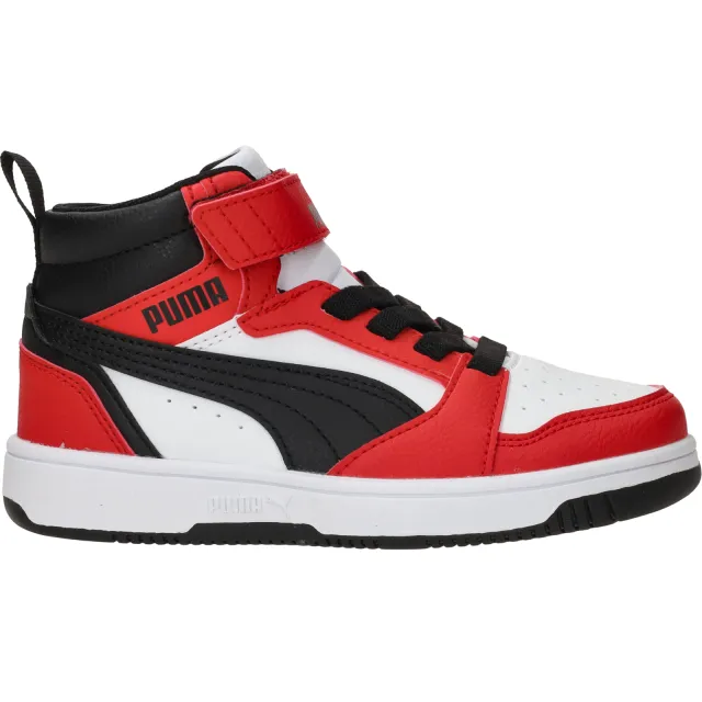 Puma Rebound V6 Mid Sneakers Jongens Rood