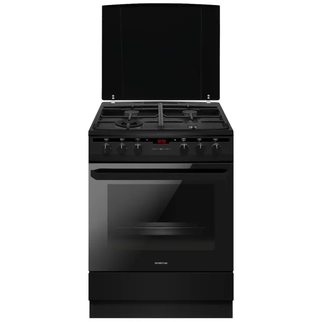 Inventum VFG6034WG Gasfornuis Zwart