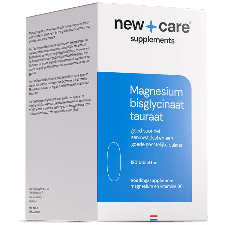 New Care magnesium bisglycinaat tauraat 120 tabletten, foto 2