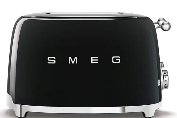 Smeg TSF03BLEU broodrooster zwart, foto 2