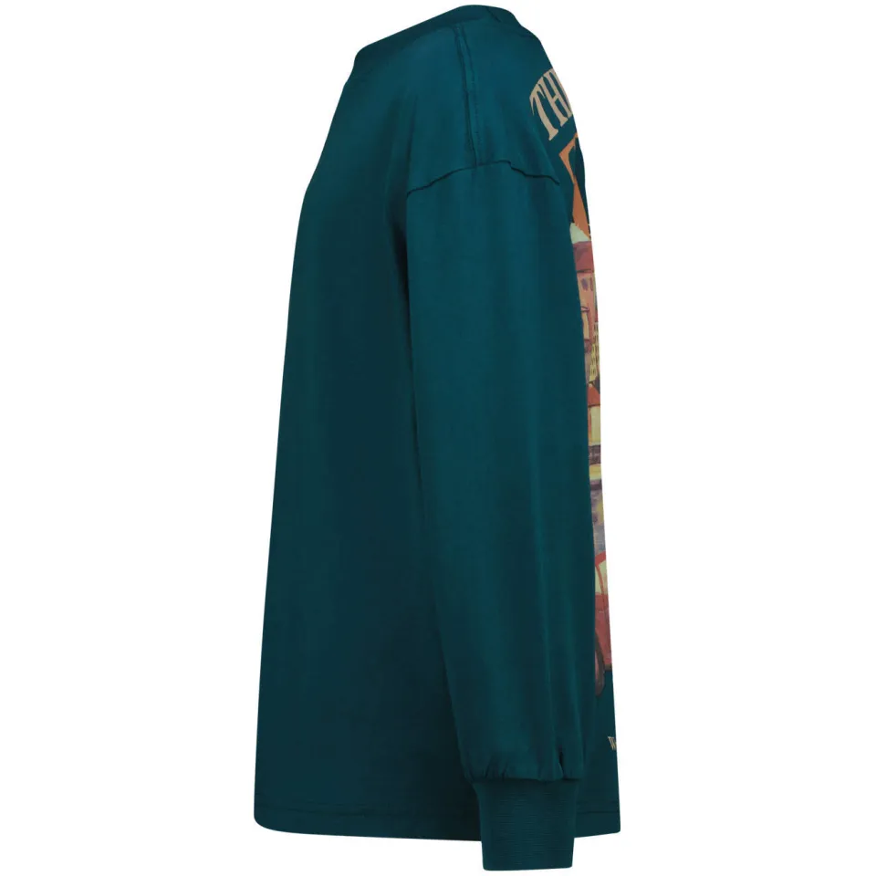 Vingino Hendo oversized longsleeve donkergroen, foto 4
