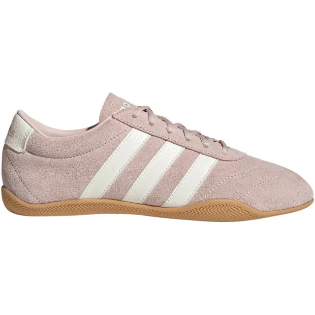 Adidas Sportswear Grand Court Low leren sneakers lichtroze/ecru