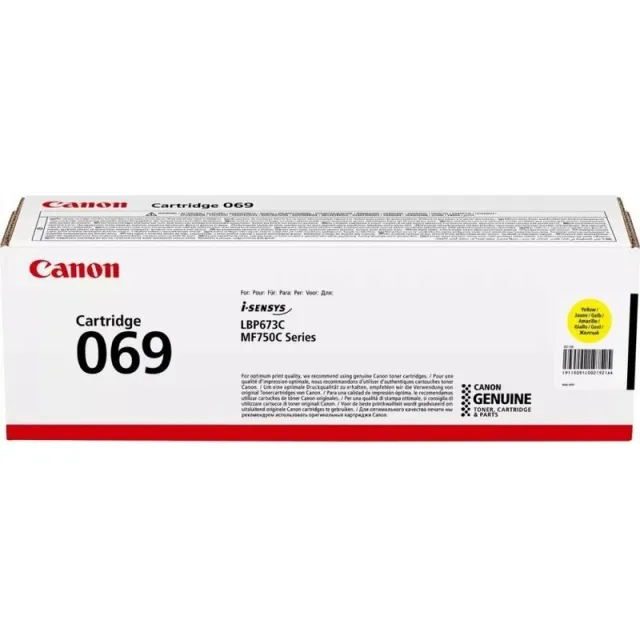 Canon 069 tonercartridge geel