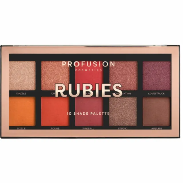 Profusion Rubies 10 shade oogschaduwpalette