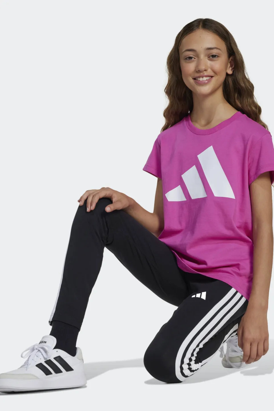 Adidas legging zwart/wit, foto 3