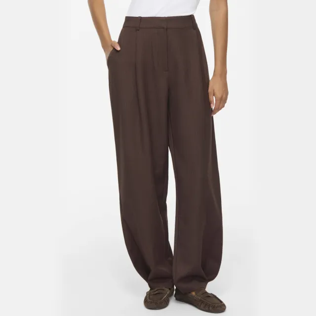 Vila Leora barrel broek donkerbruin, foto 3