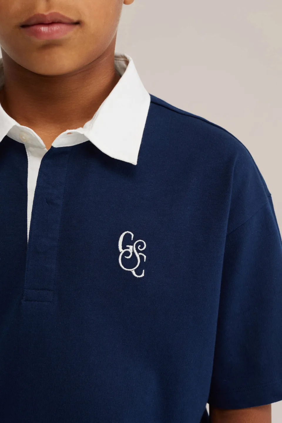 WE Fashion polo - donkerblauw, foto 4