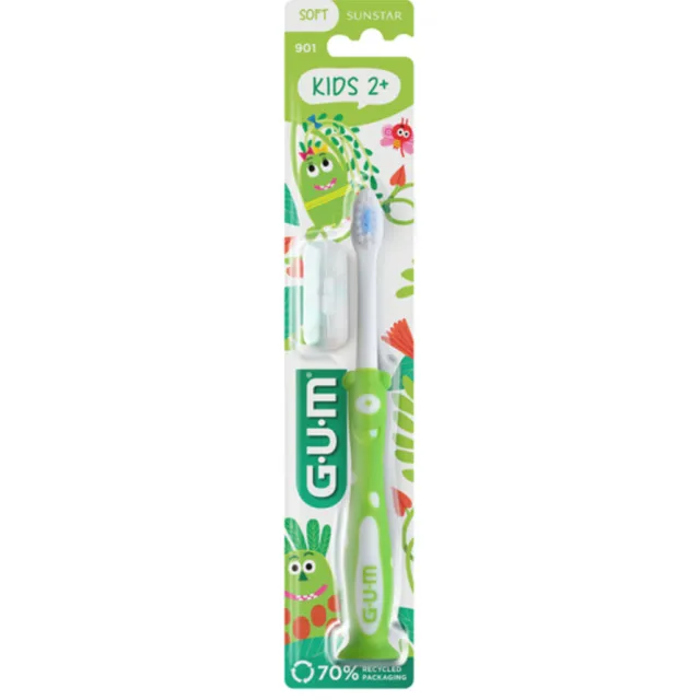 GUM 1+1 gratis: GUM Tandenborstel Kids 2+