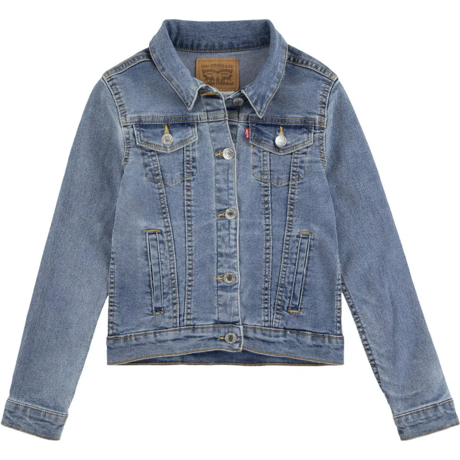 Levi's Kids spijkerjas matter of fact blauw, foto 3